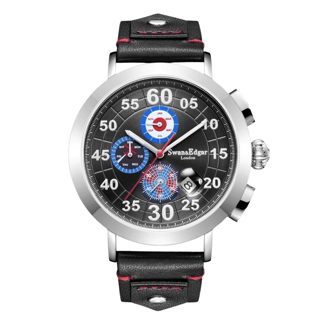 In Flight Automatic- Silver Black