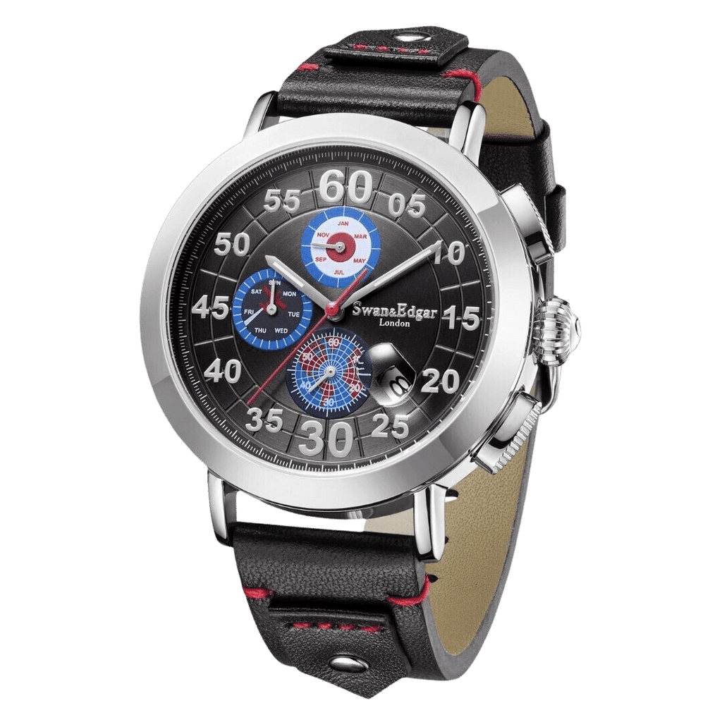 In Flight Automatic- Silver Black