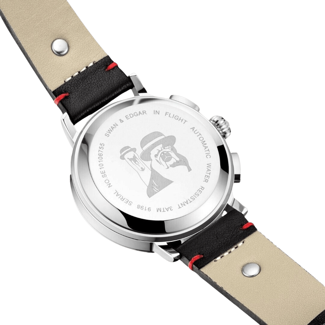 In Flight Automatic- Silver Black