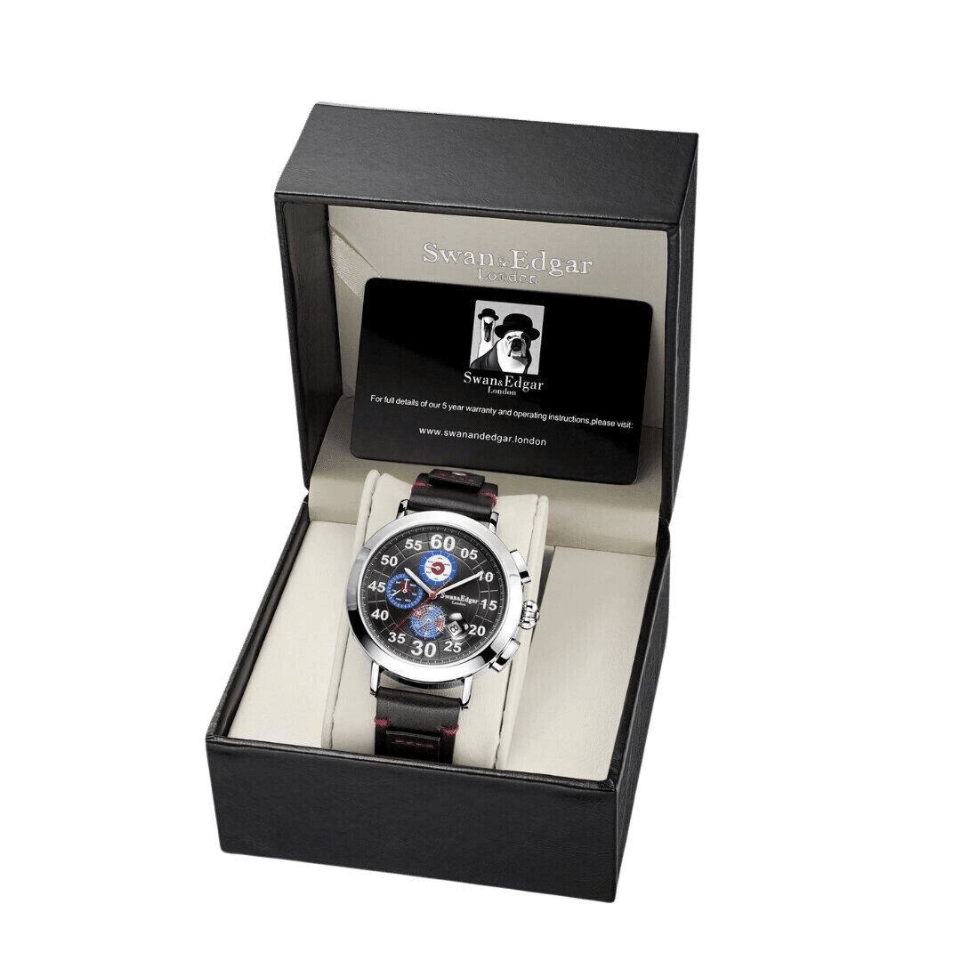 In Flight Automatic- Silver Black