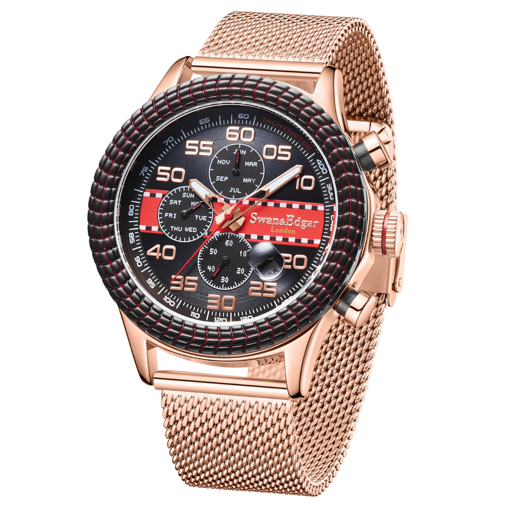 Race Line Automatic- Rose Black
