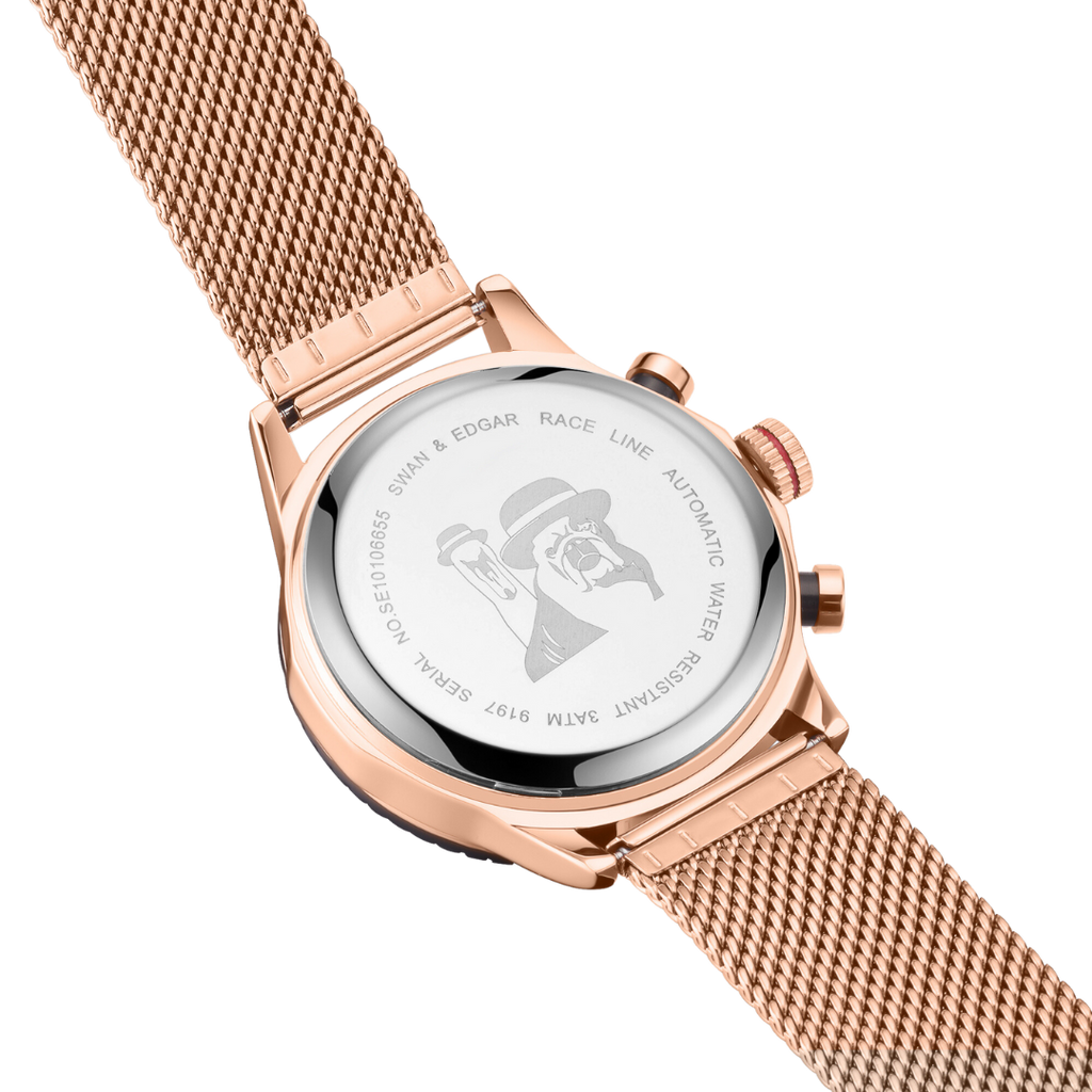 Race Line Automatic- Rose Black