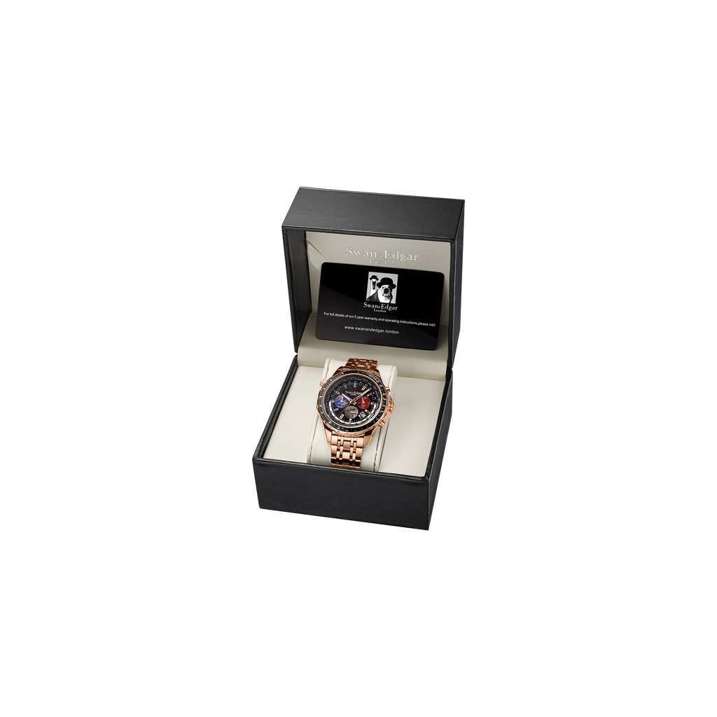 World Timer Mechanical Quartz Rose
