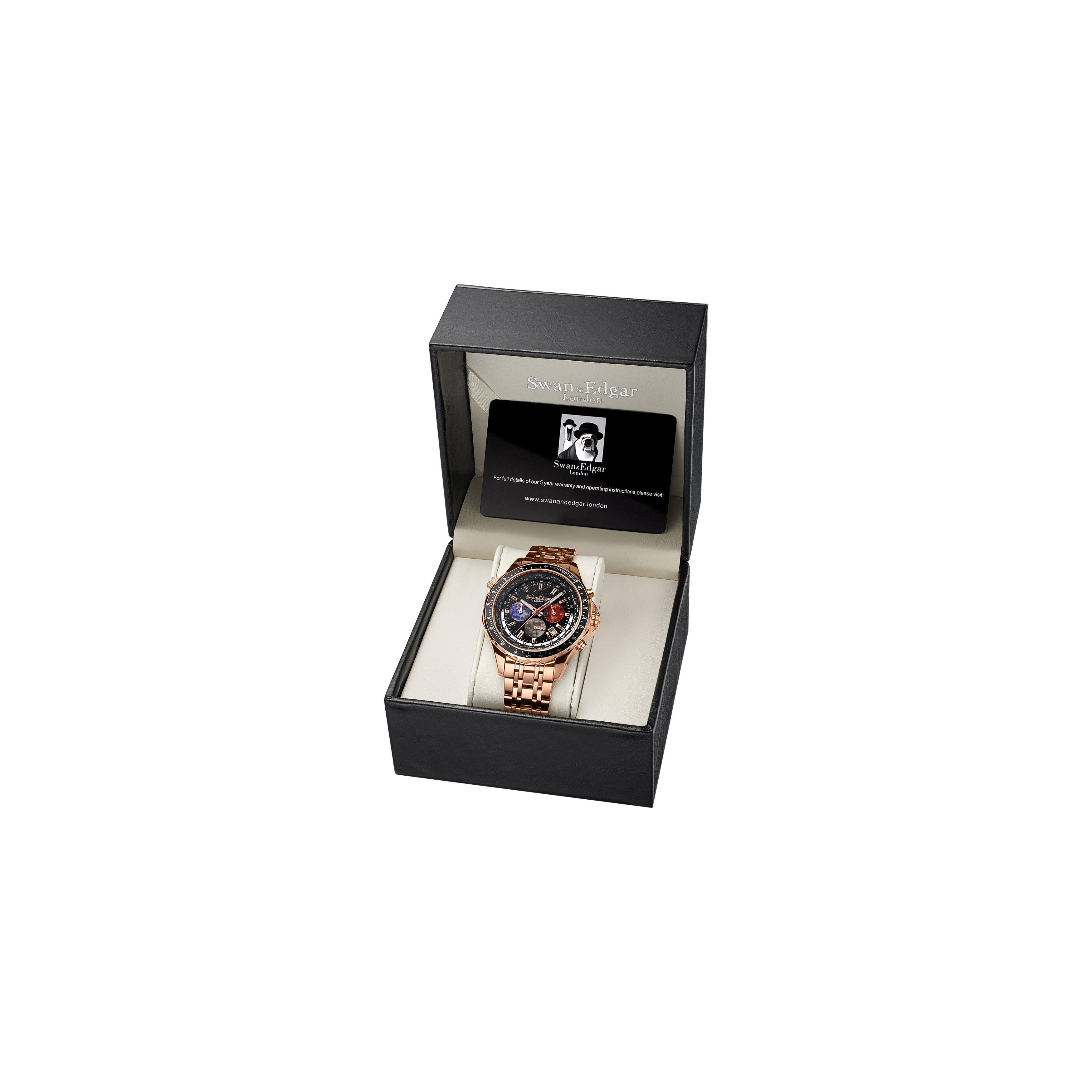 World Timer Mechanical Quartz Rose