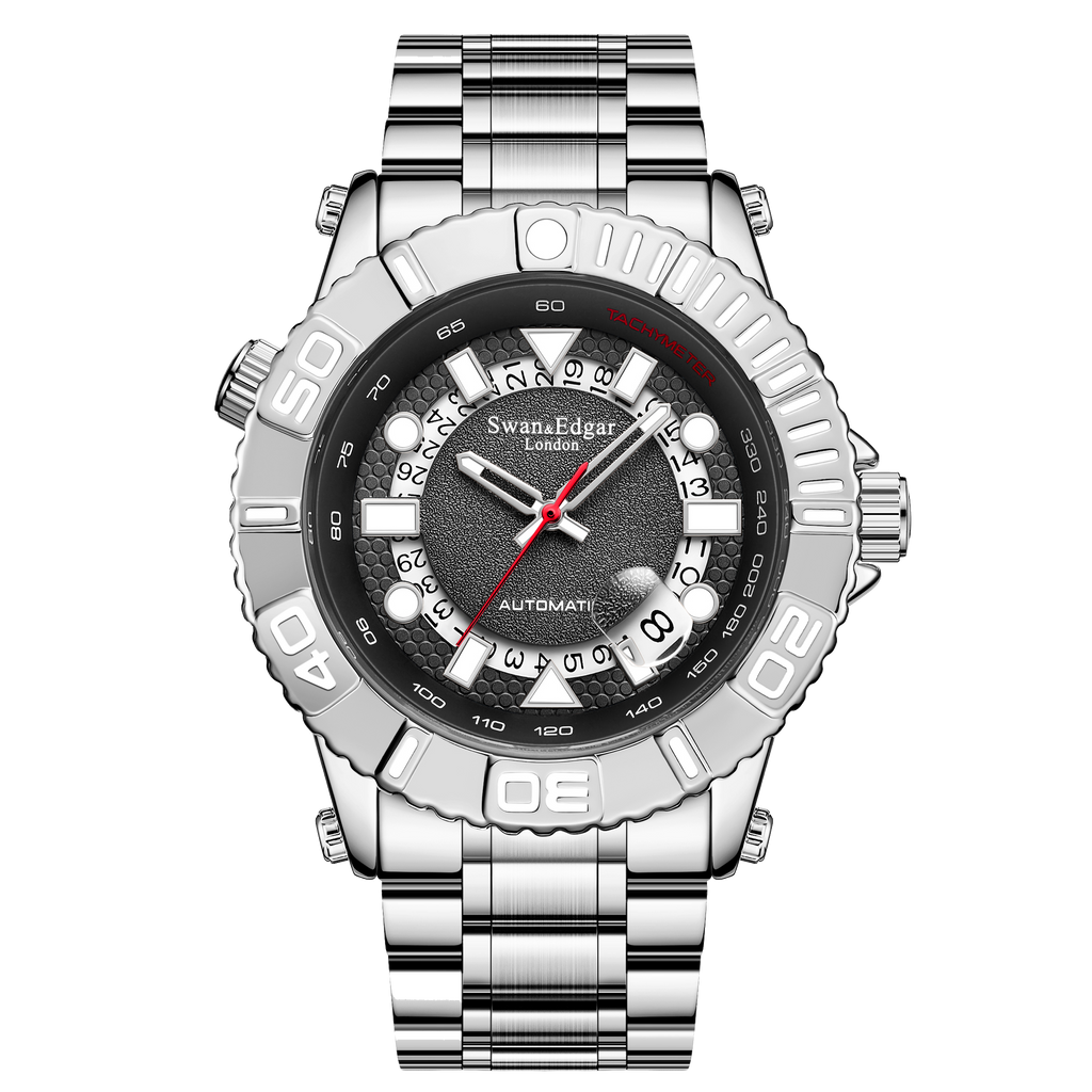 Geometric Racer Automatic - Steel