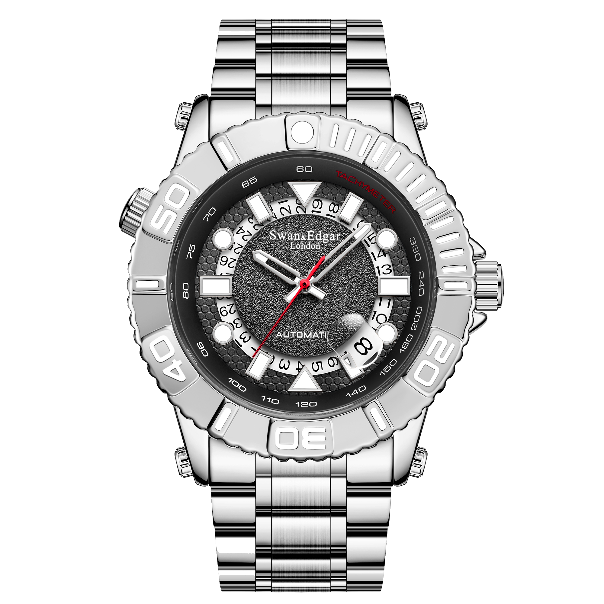 Geometric Racer Automatic - Steel