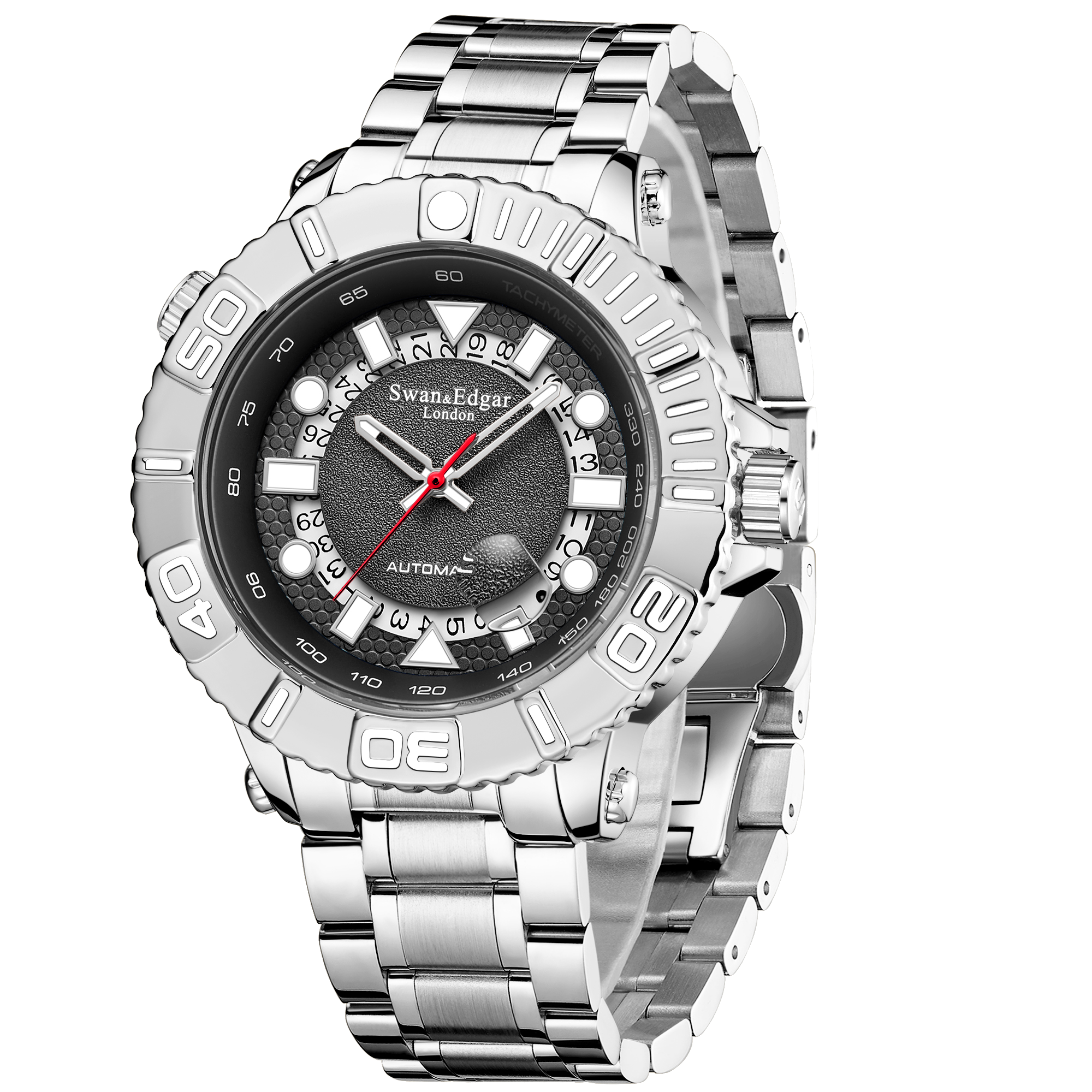 Geometric Racer Automatic - Steel