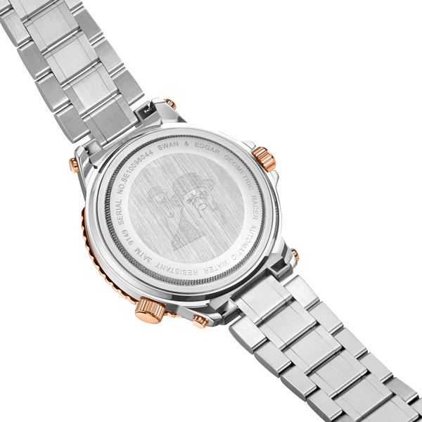 Geometric Racer Automatic - Two Tone Steel