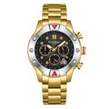 Hand Assembled Mechanical-Quartz Hybrid Automatic - Gold
