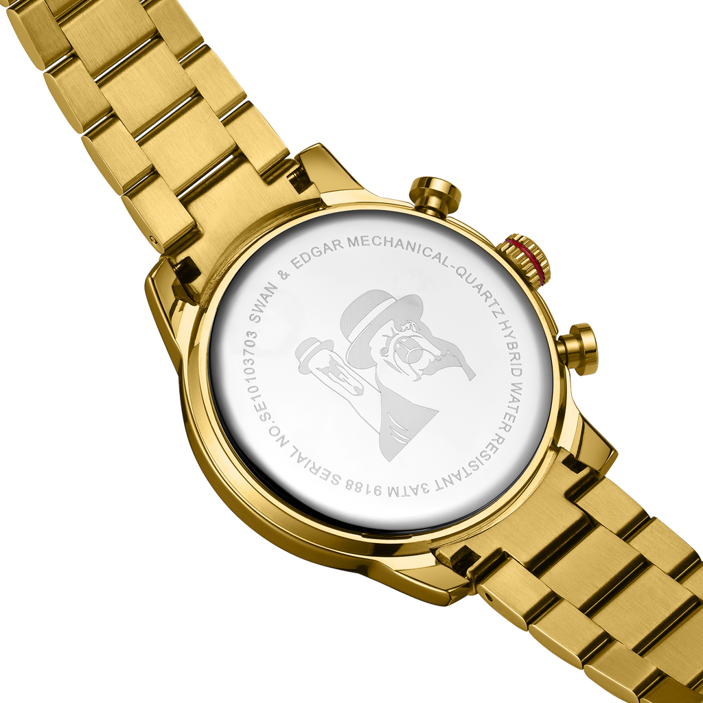 Hand Assembled Mechanical-Quartz Hybrid Automatic - Gold