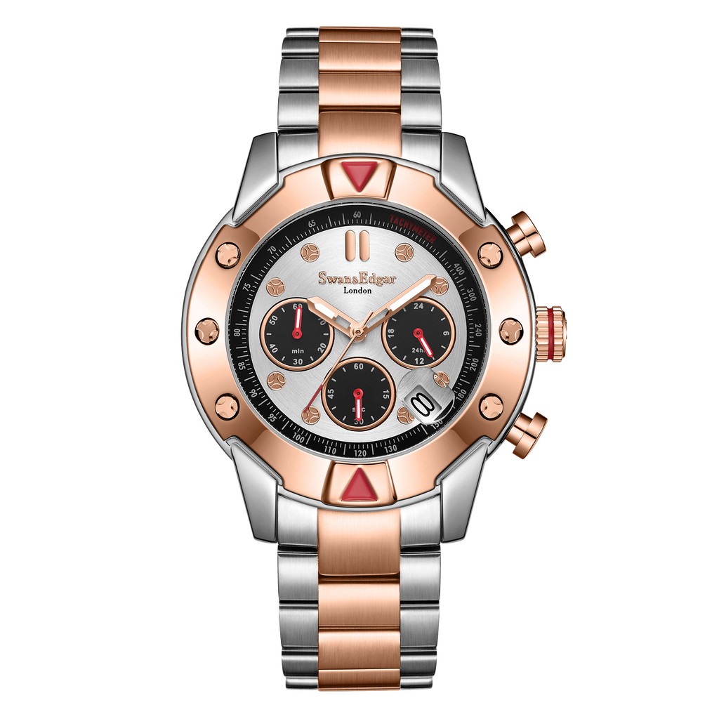 Hand Assembled Mechanical-Quartz Hybrid Automatic - Two Tone