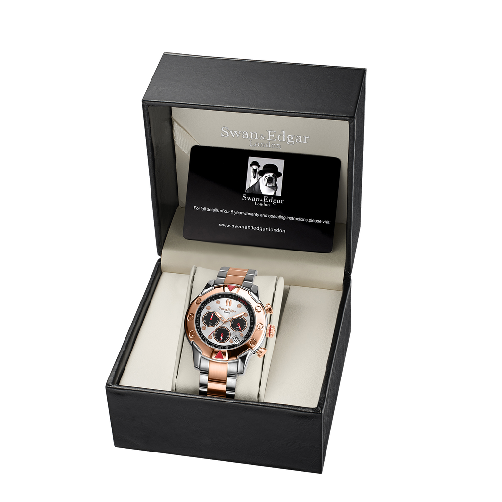 Hand Assembled Mechanical-Quartz Hybrid Automatic - Two Tone