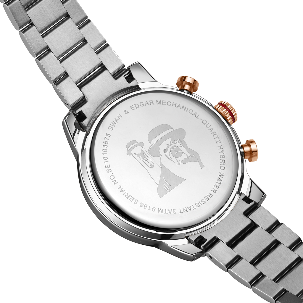 Hand Assembled Mechanical-Quartz Hybrid Automatic - Two Tone