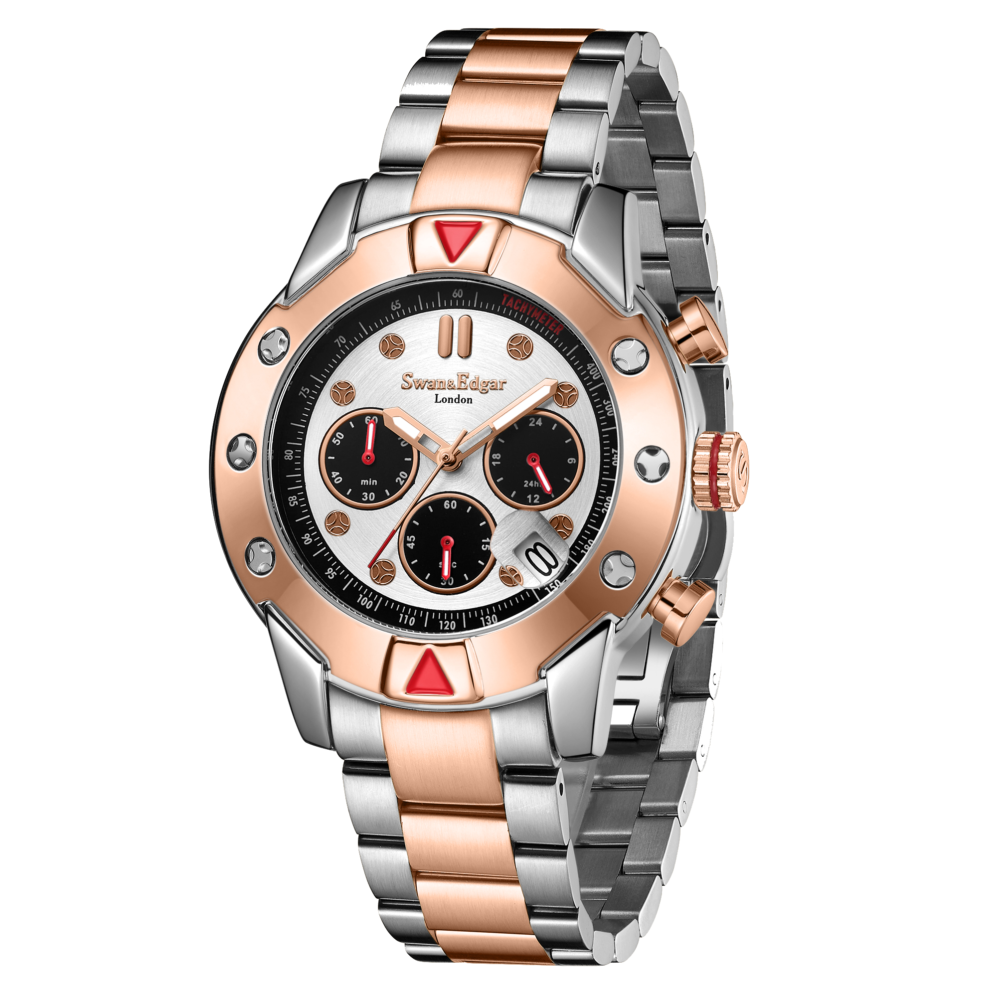 Hand Assembled Mechanical-Quartz Hybrid Automatic - Two Tone