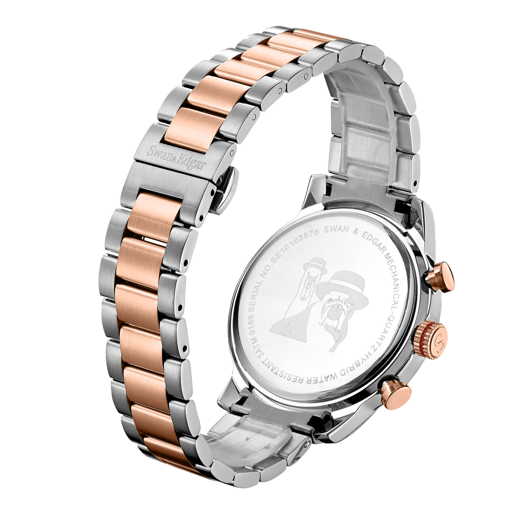 Hand Assembled Mechanical-Quartz Hybrid Automatic - Two Tone