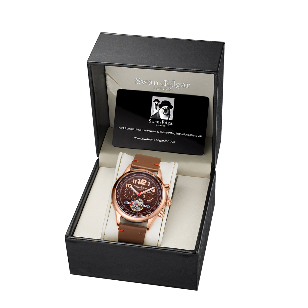 Hasten Automatic- Rose Brown