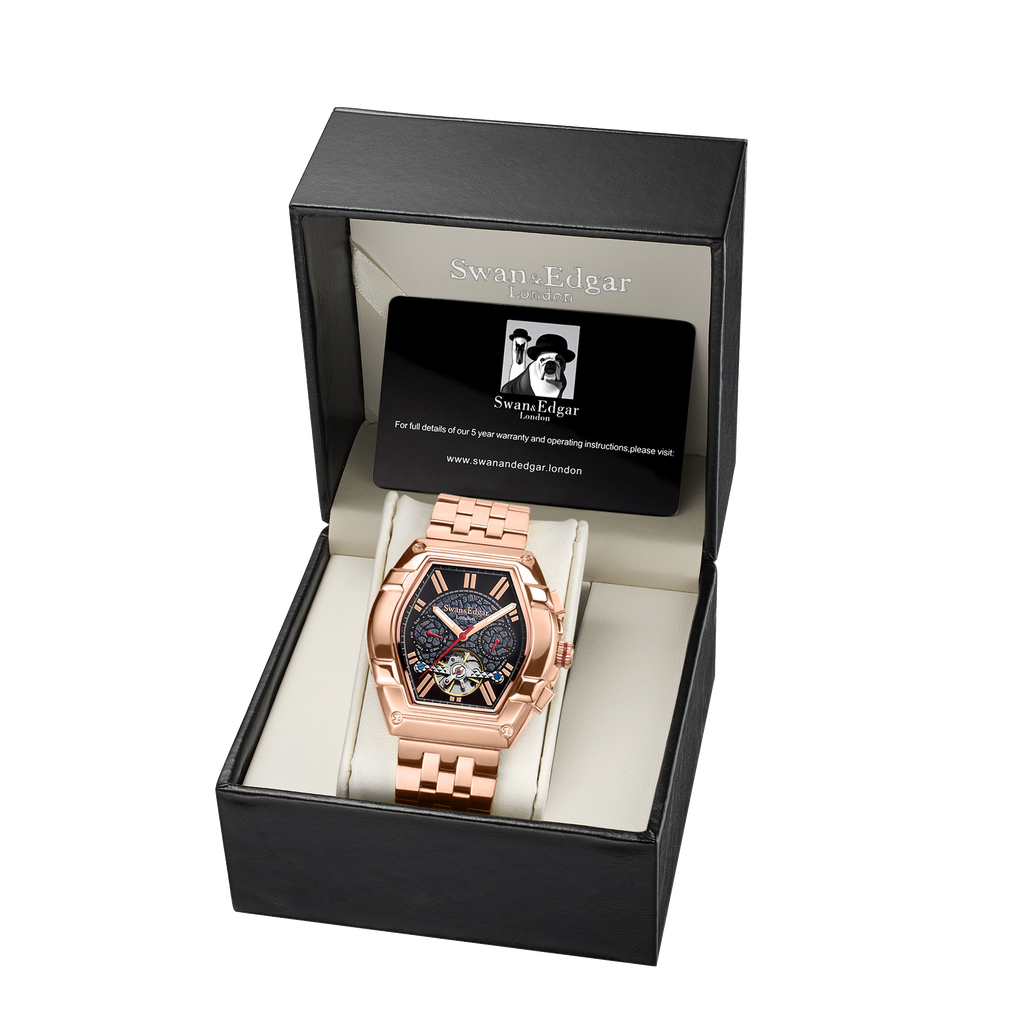 Knight Exhibition Automatic- Rose Black