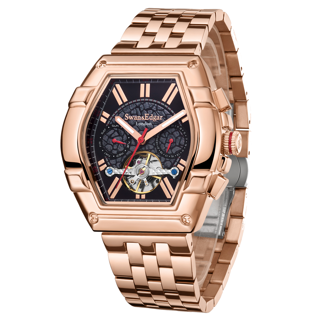 Knight Exhibition Automatic- Rose Black