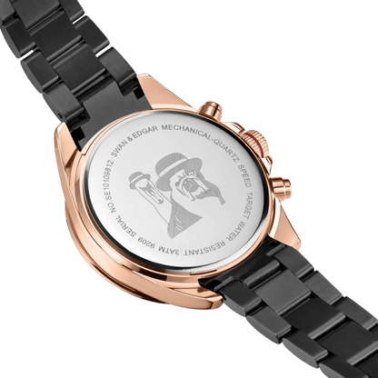Speed Target Mechanical Quartz- Rose Black
