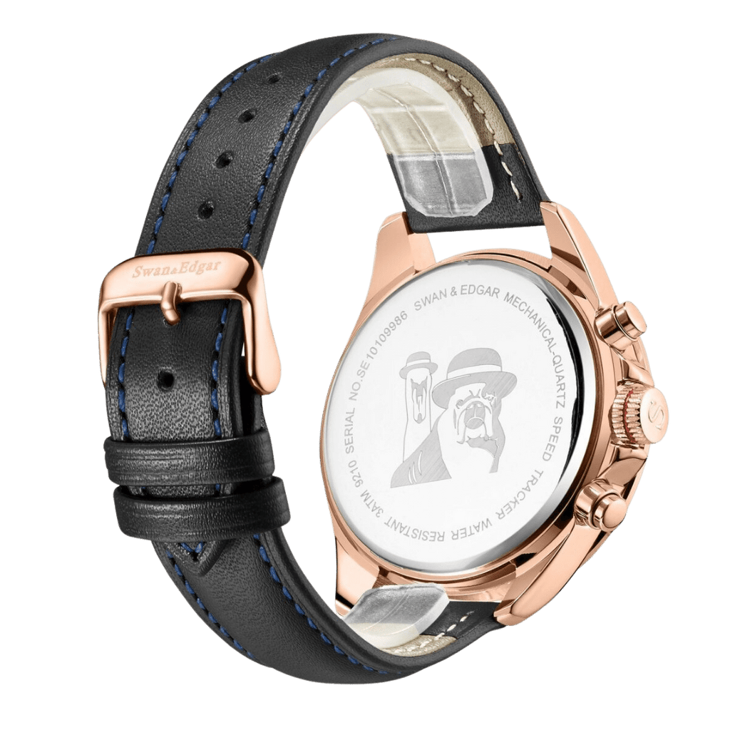 Speed Tracker Mechanical Quartz- Rose Blue