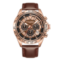 Speed Tracker Mechanical Quartz- Rose Brown