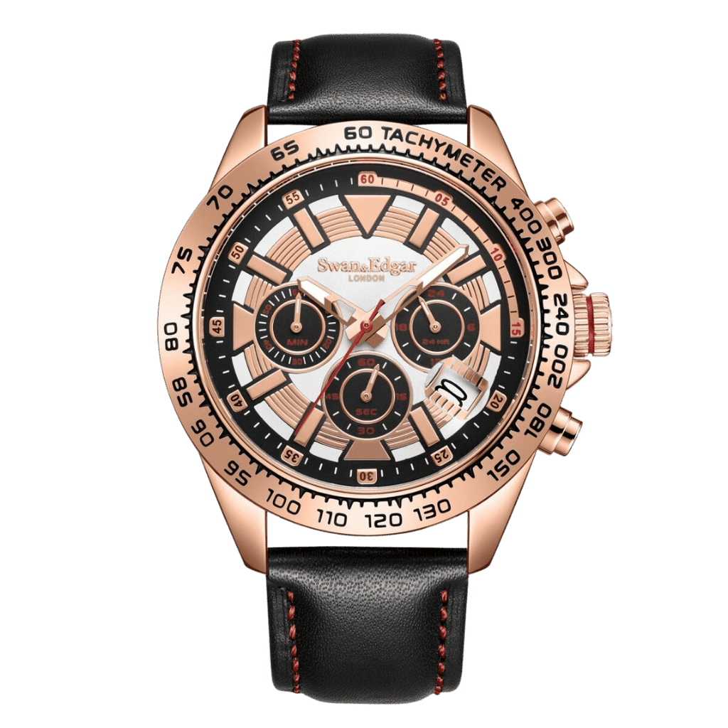 Speed Tracker Mechanical Quartz- Rose White