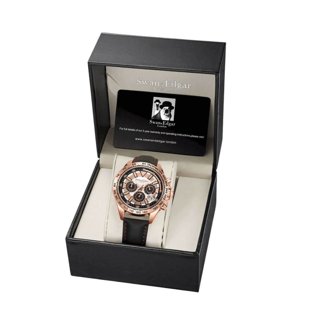 Speed Tracker Mechanical Quartz- Rose White